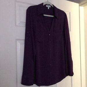 Express Purple Portofino Shirt